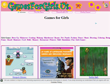 Tablet Screenshot of gamesforgirls.us